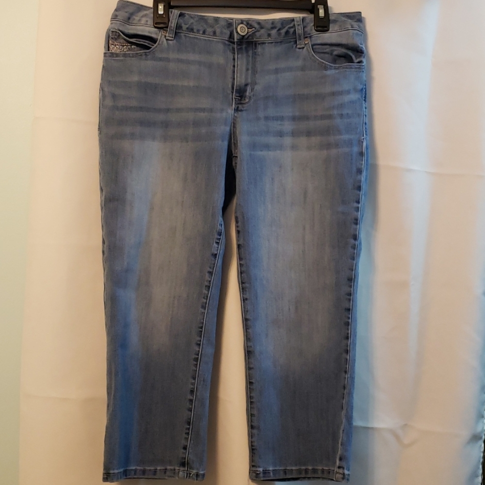 Maurices jean capris size 14